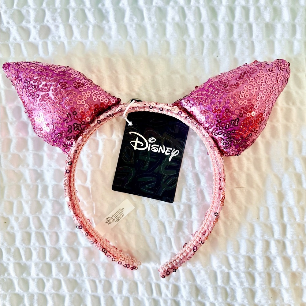Disney Pink Sequin Ear Headband - Picture 2 of 2